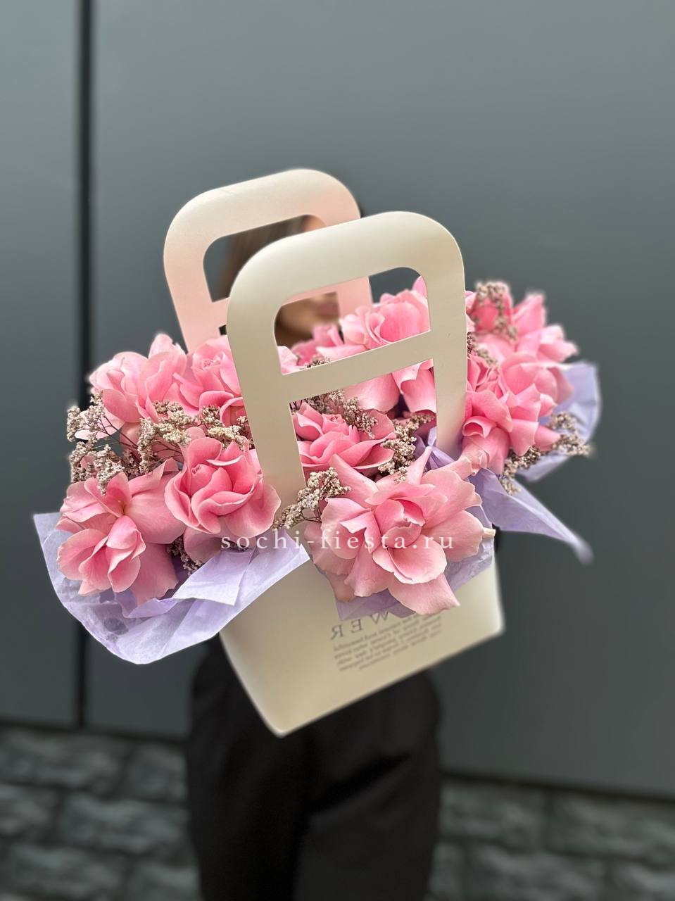 Сумочка розовых роз "Plinkil" в Нижнем Новгороде