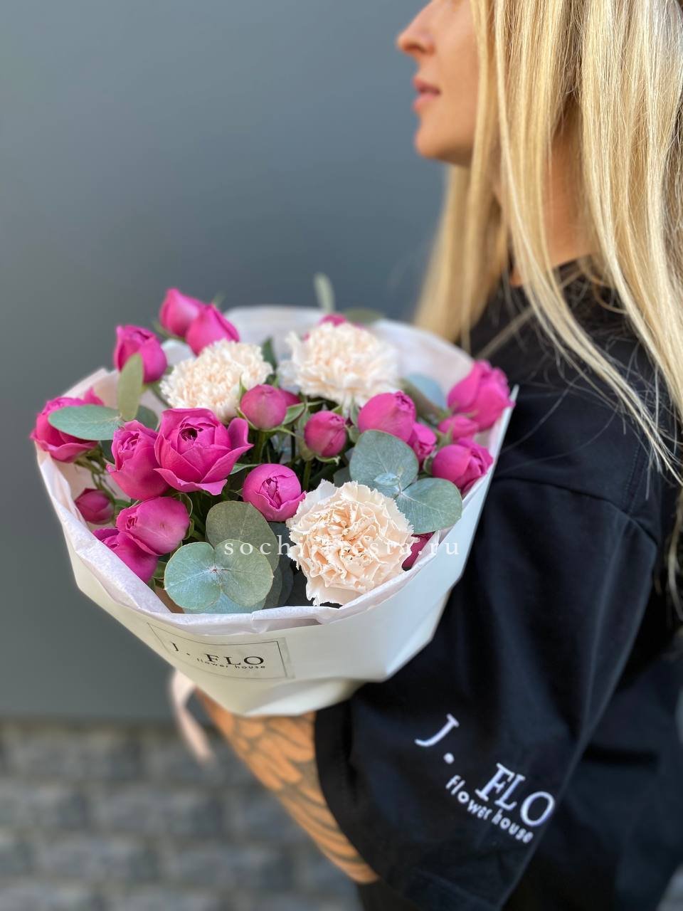 Букет с мисти бабблс №2 в Нижнем Новгороде