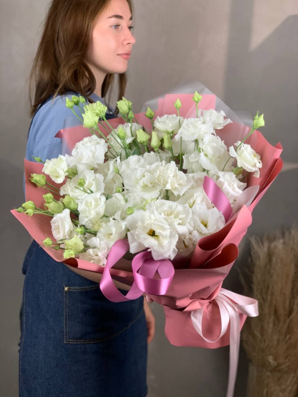 Букет эустом PUDRA в Нижнем Новгороде