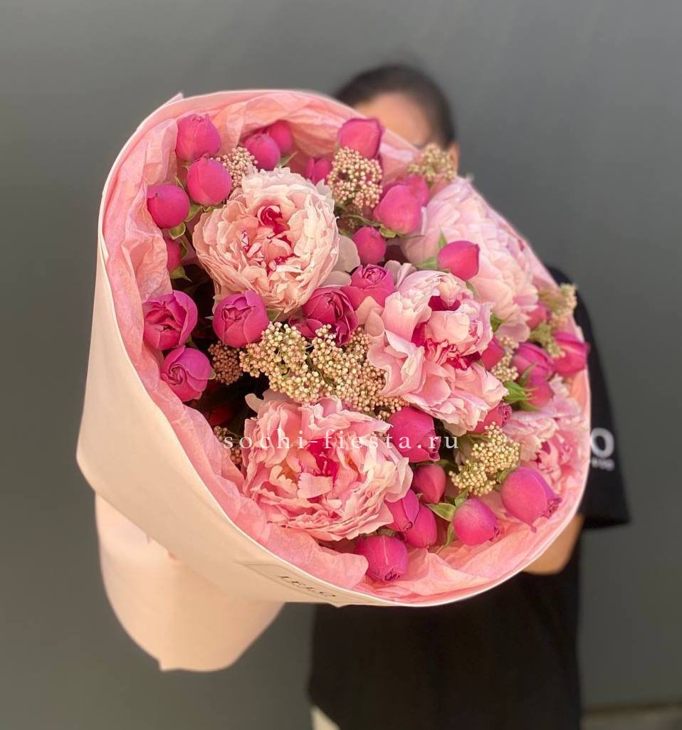  Букет с пионами "Preference" в Нижнем Новгороде