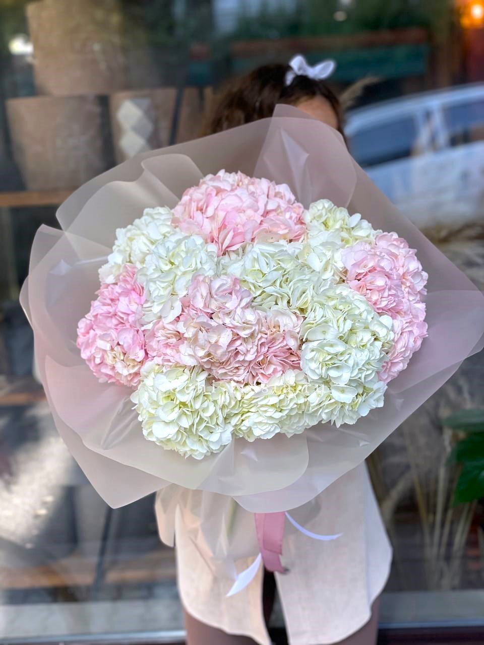 Букет гортензий WOW 3 в Нижнем Новгороде