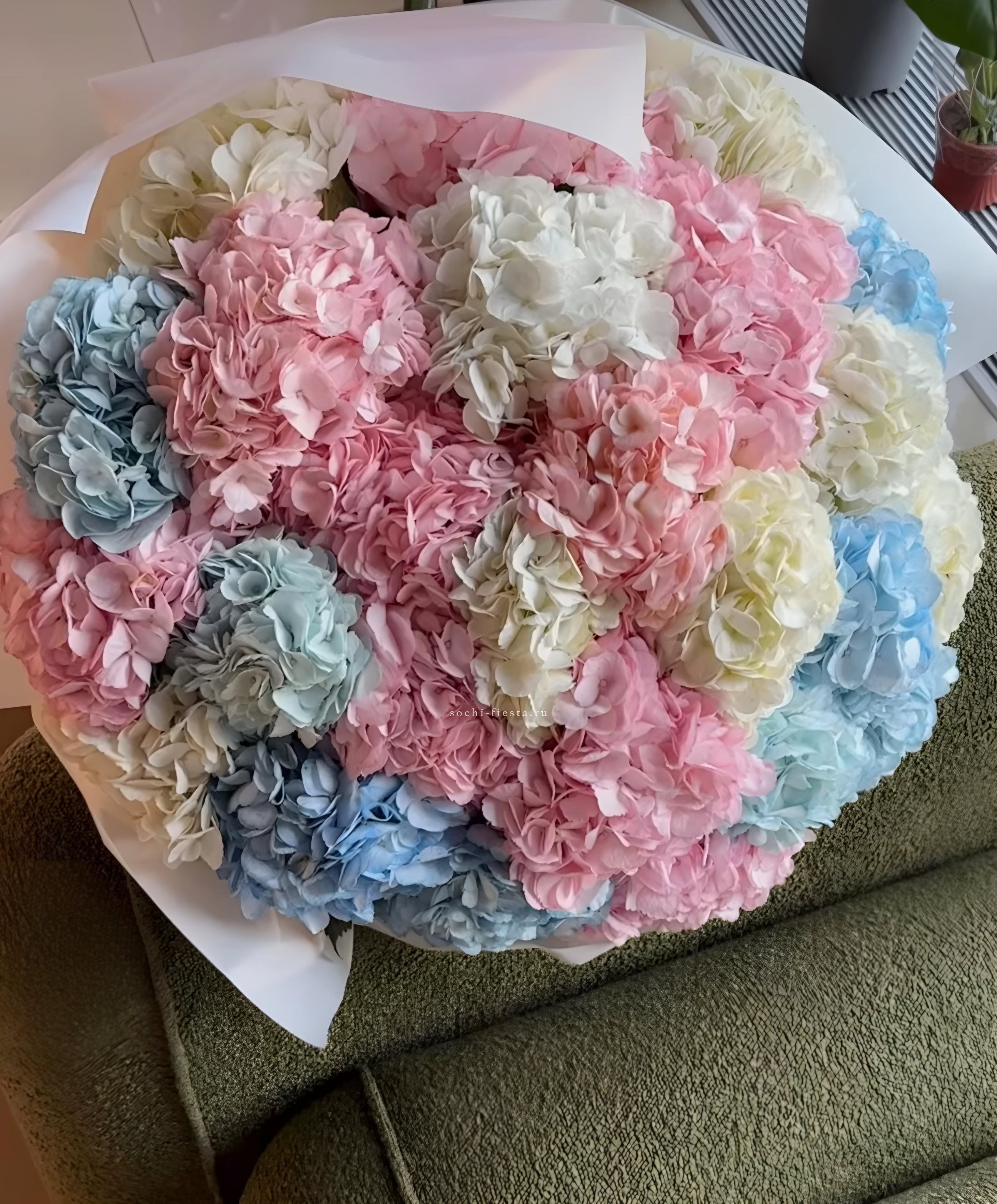 Букет гортензий Mix в Нижнем Новгороде