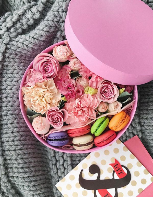 Цветочный бокс Pink в Нижнем Новгороде
