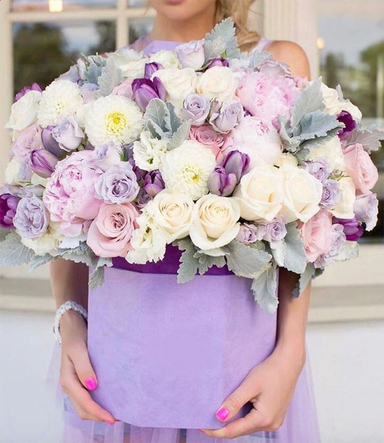 Цветочный бокс MAXI №1 в Нижнем Новгороде