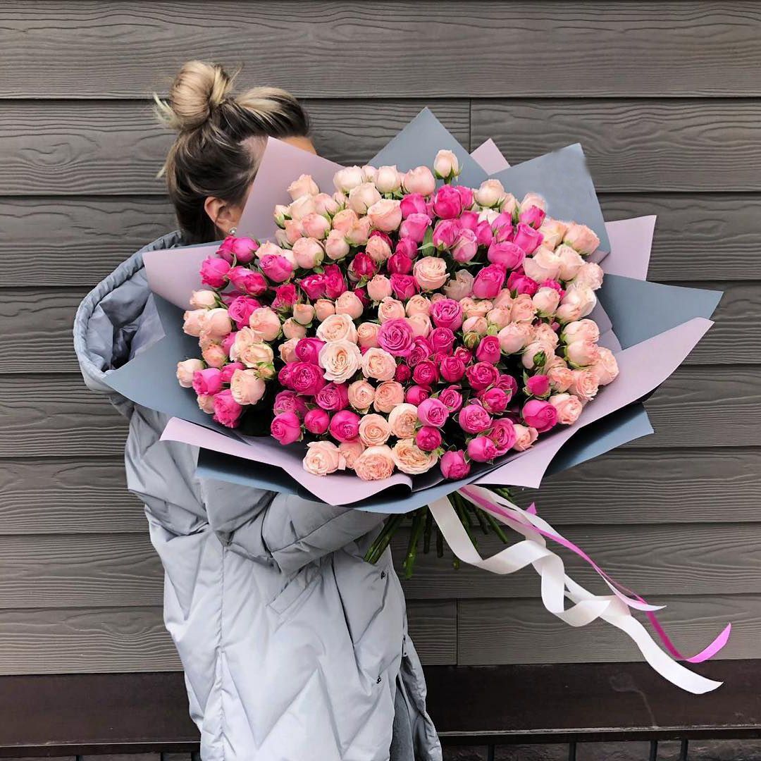 55 роз Misty & Bombastic в Нижнем Новгороде