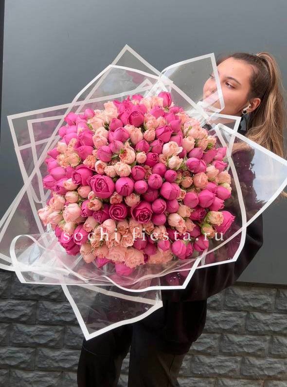 101 кустовая пионовидная роза в Нижнем Новгороде