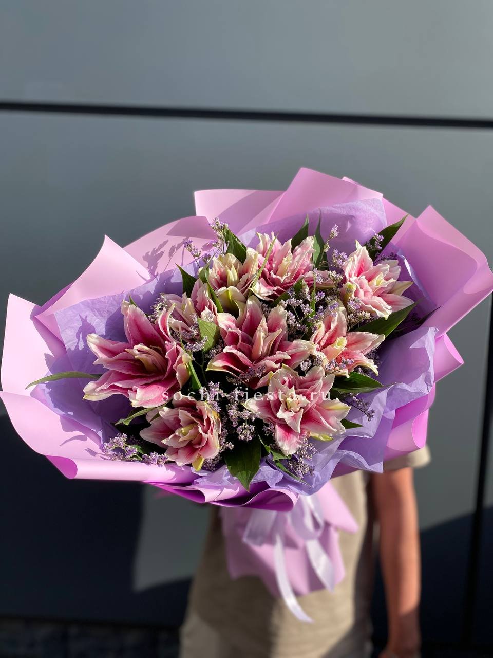 Букет пионовидных лилий №4 в Нижнем Новгороде