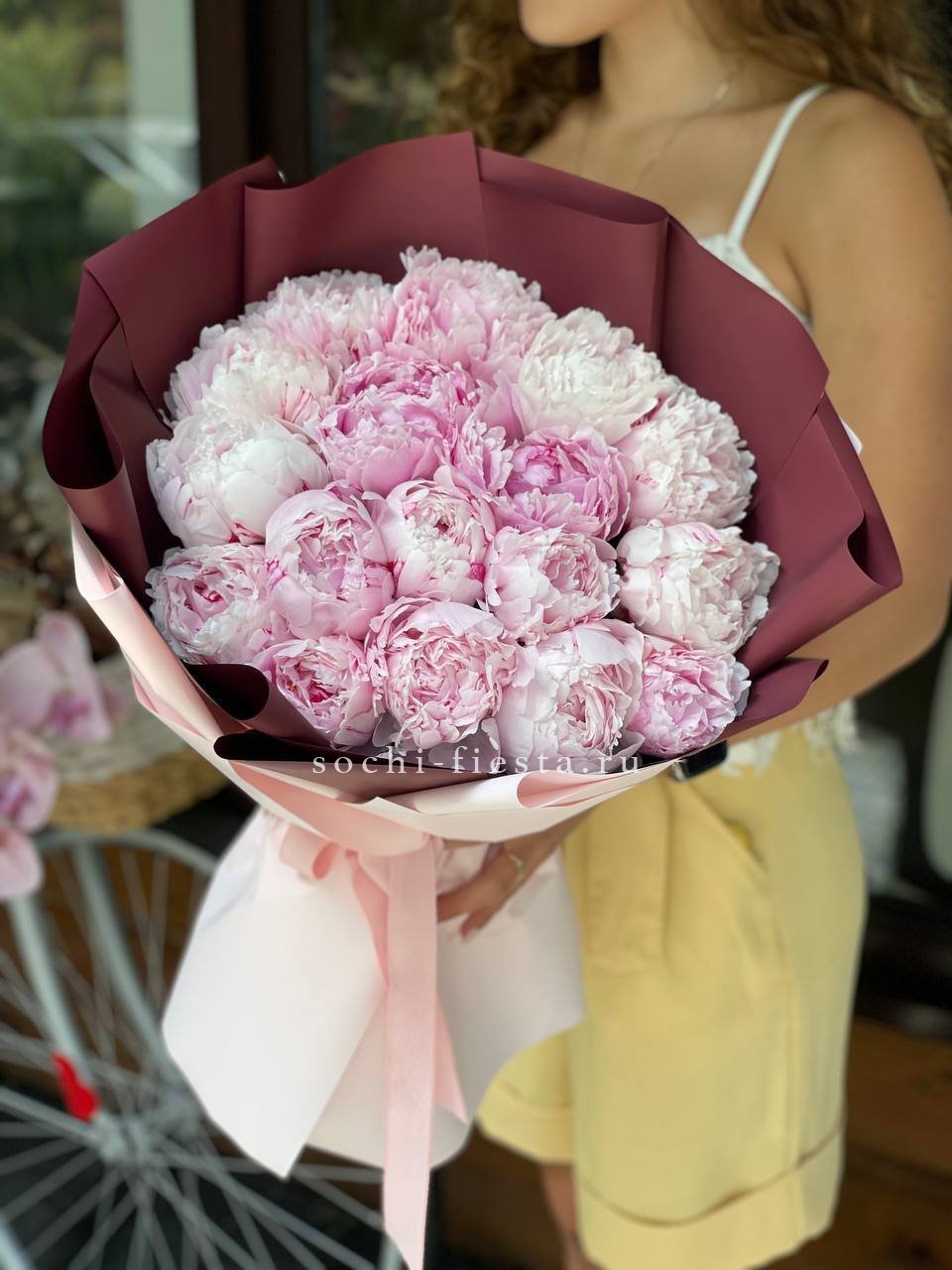 Букет с пионами №5 в Нижнем Новгороде