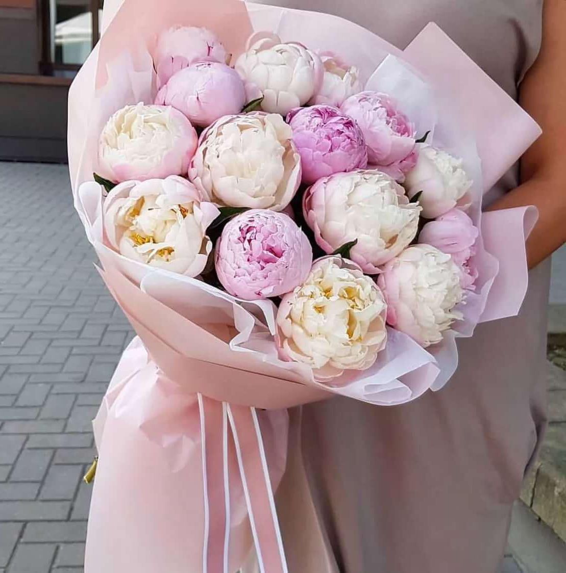 Букет пионов Marshmellow в Нижнем Новгороде