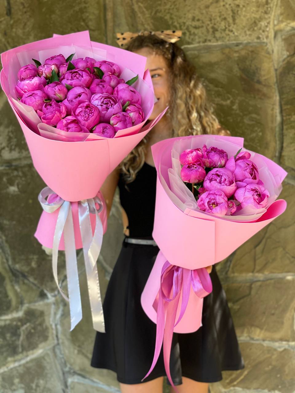 Букет ярких пионов - количество на выбор в Нижнем Новгороде