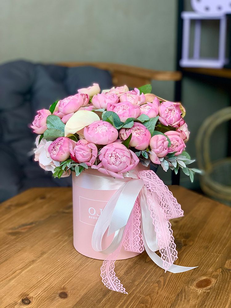 Композиция с пионами №1 в Нижнем Новгороде