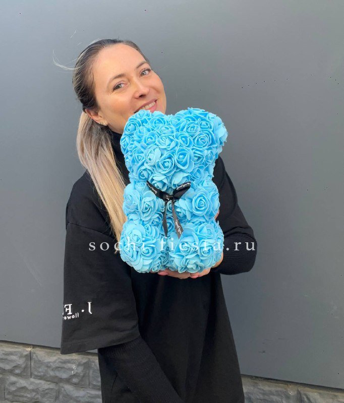 Игрушка медведь из вечных роз в Нижнем Новгороде