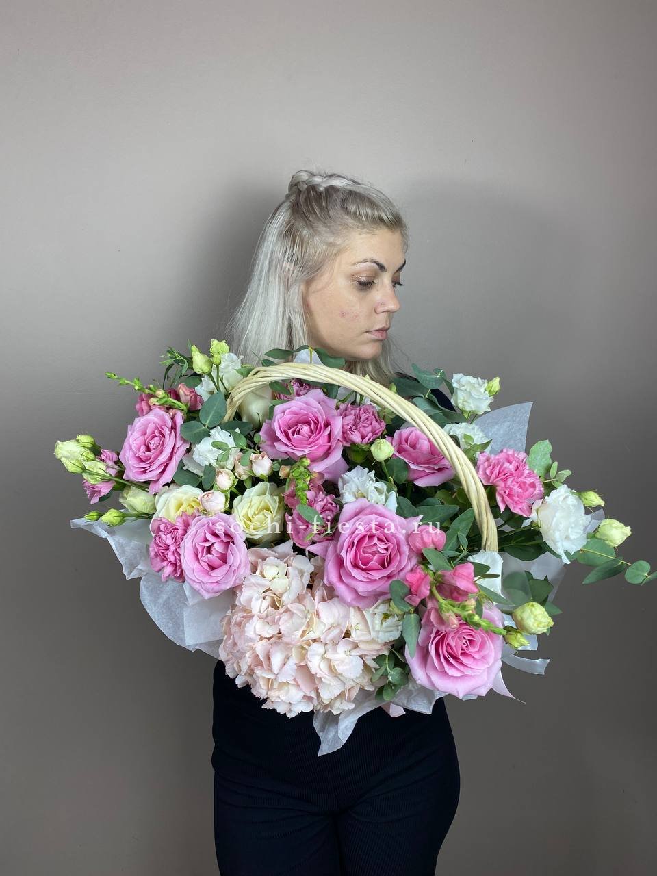 Цветочная корзина № 5 в Нижнем Новгороде