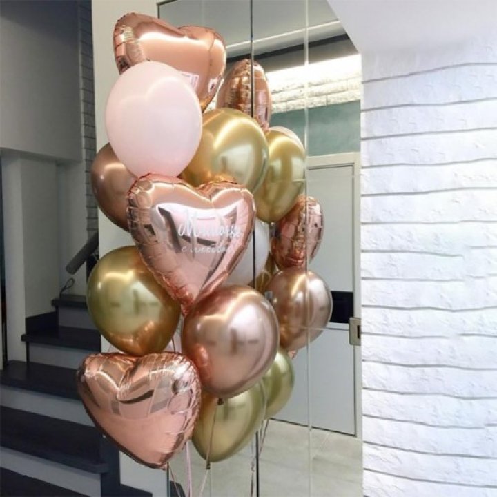 Фонтан шаров "От сердечка" в Нижнем Новгороде