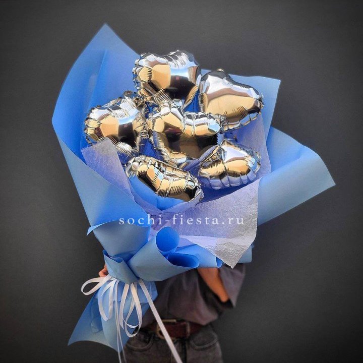 Букет из шаров сердец  №2 в Сириусе