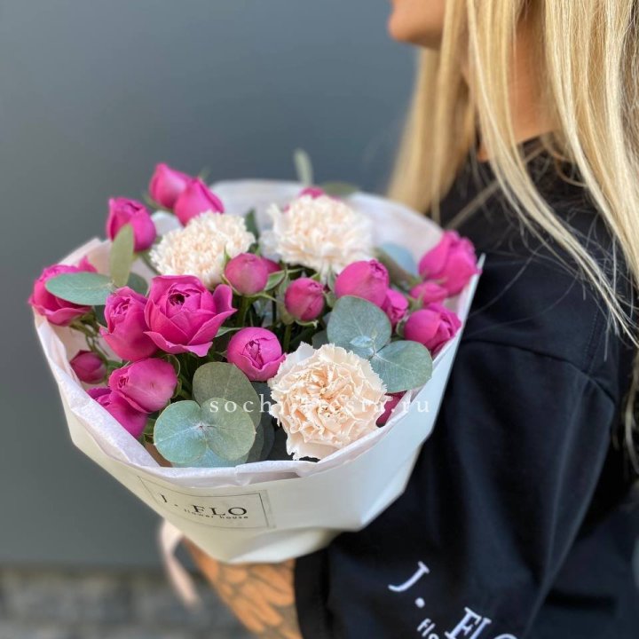 Букет с мисти бабблс №2 в Нижнем Новгороде