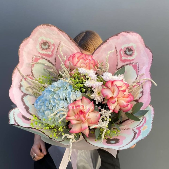 Дизайнерский букет бабочка №5 в Нижнем Новгороде