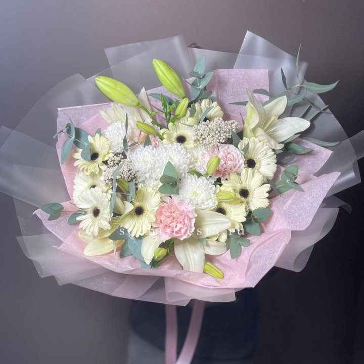 Букет "Нежная савана" в Сириусе