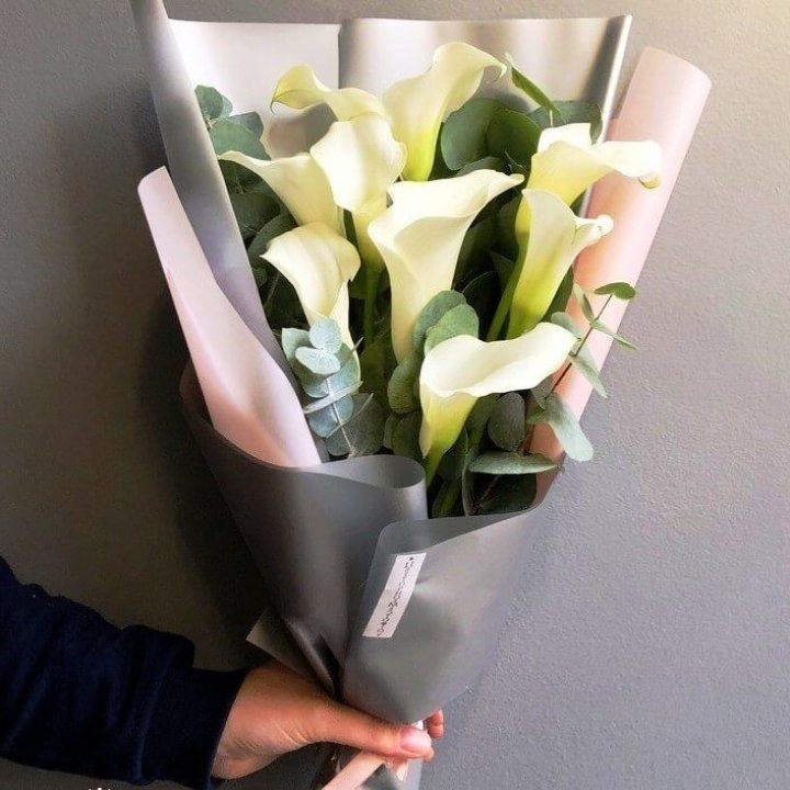 Каллы с эвкалиптом в Нижнем Новгороде