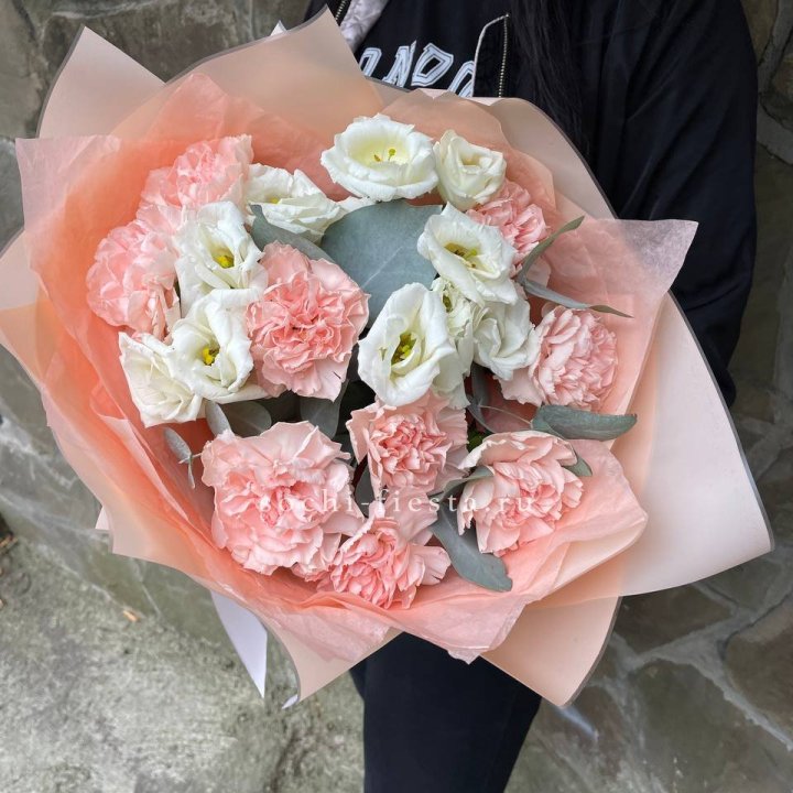  Букет диантусов "Пич" в Нижнем Новгороде