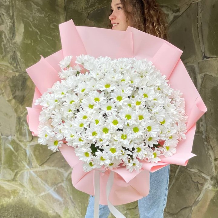  Букет хризантем "Крем" в Нижнем Новгороде