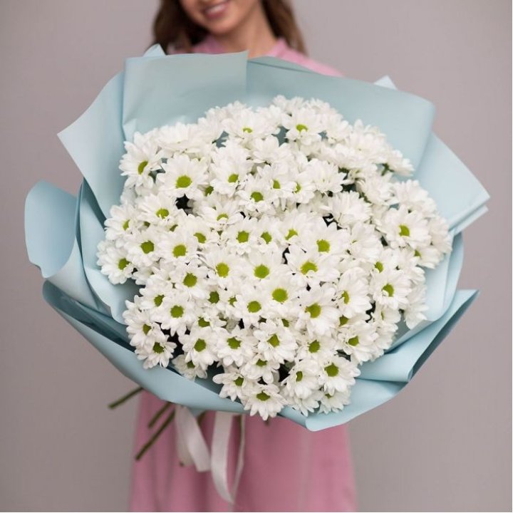  Букет хризантем "Бон-бон" в Нижнем Новгороде