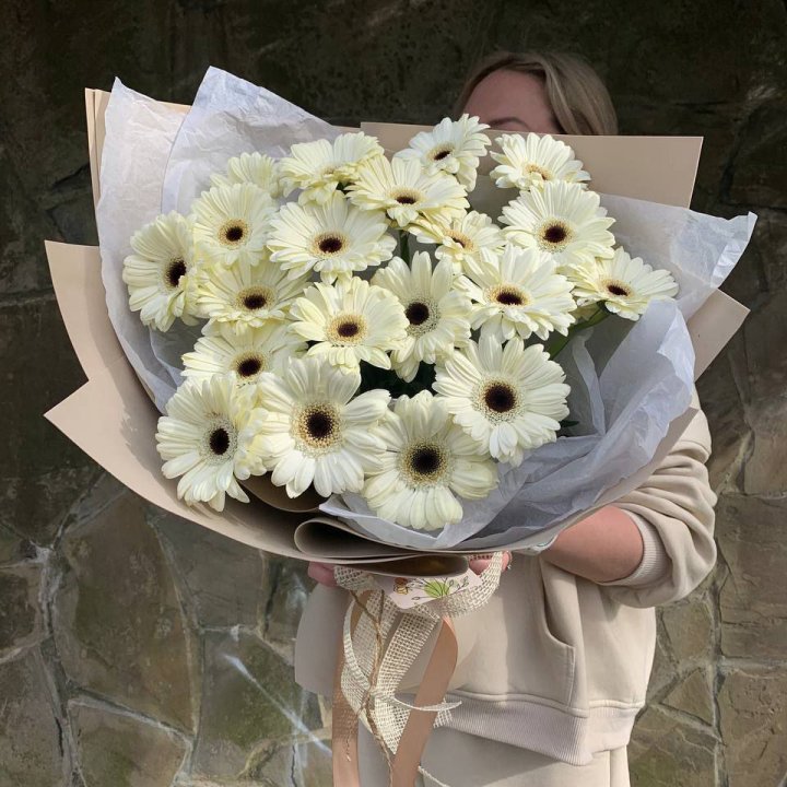 Букет голландских гербер "Шейн"" в Сириусе