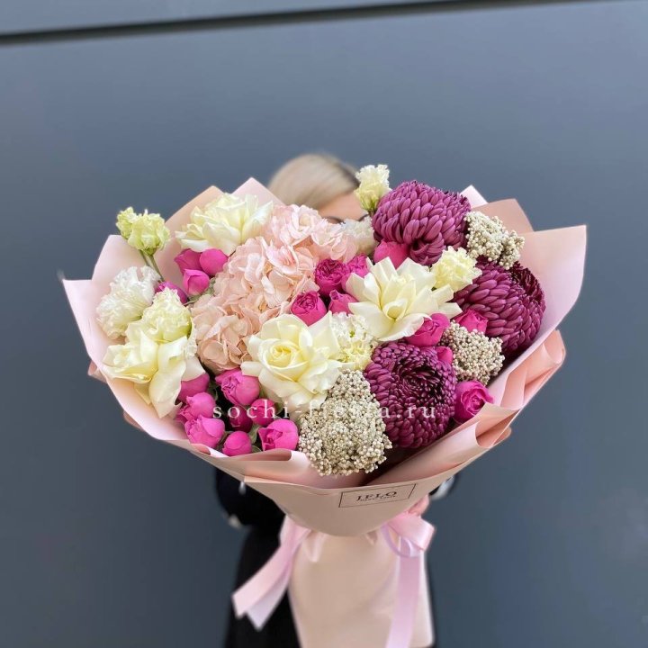 Букет "Любящее сердце" в Сириусе