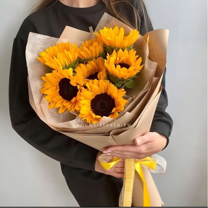 Букет из подсолнухов в Нижнем Новгороде