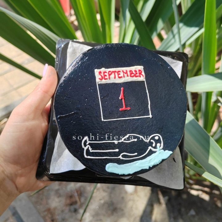 Бенто-торт "1 Сентября" в Сириусе