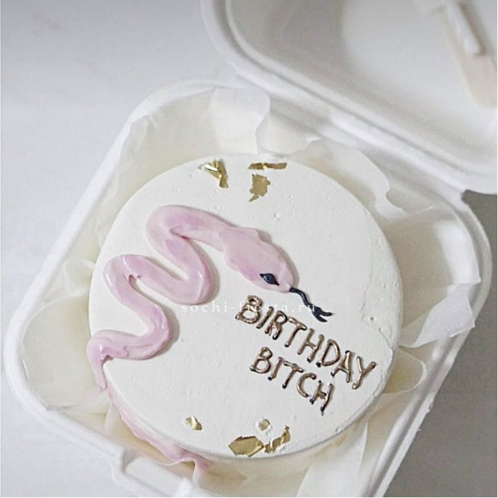 Бенто-торт "С днем рождения, врединка!"  в Сириусе