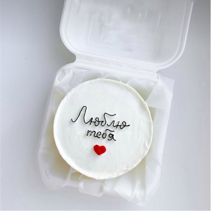 Бенто-торт "Люблю Тебя"  в Сириусе