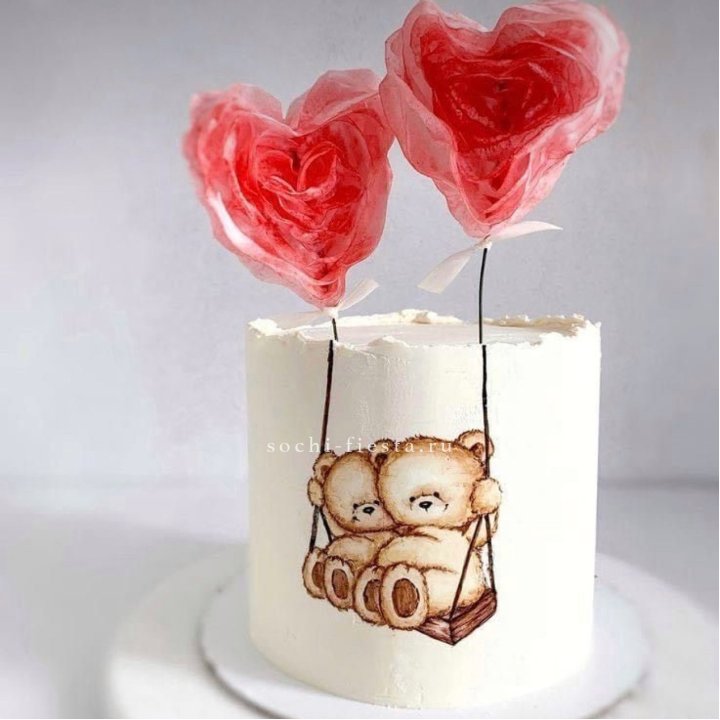 Торт "Love YOU" в Сириусе