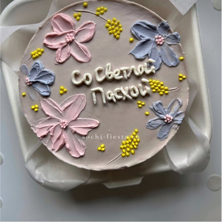 Бенто-торт "Светлой Пасхи" 3 в Сириусе