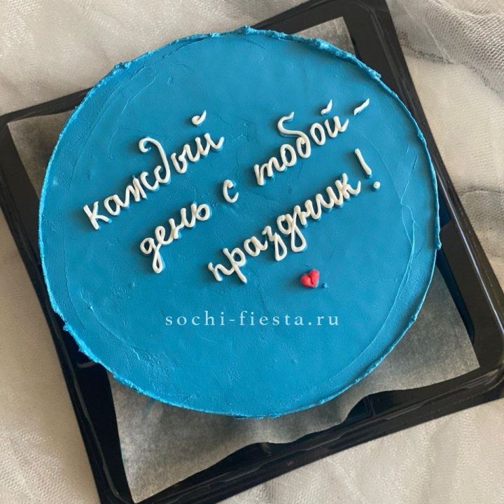 Бенто-торт "Каждый день с тобой праздник"  в Сириусе