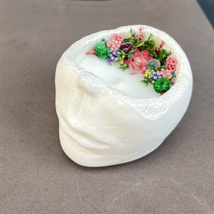 Свеча ароматическая в гипсе  в Сириусе