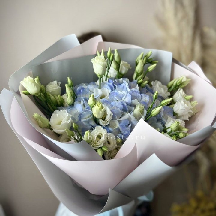 Букет с гортензией "Адель" в Нижнем Новгороде