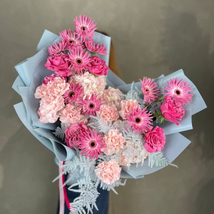 Дизайнерский букет "Свит хаер" в Сириусе