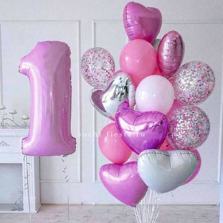 Набор шаров "С днем рождения" в Нижнем Новгороде