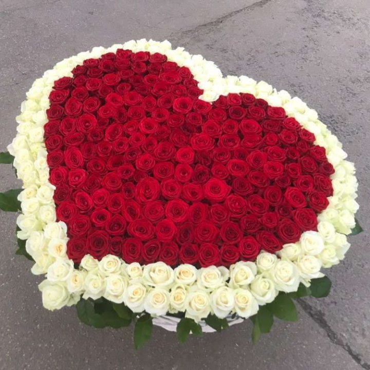 333 розы в корзине в Нижнем Новгороде
