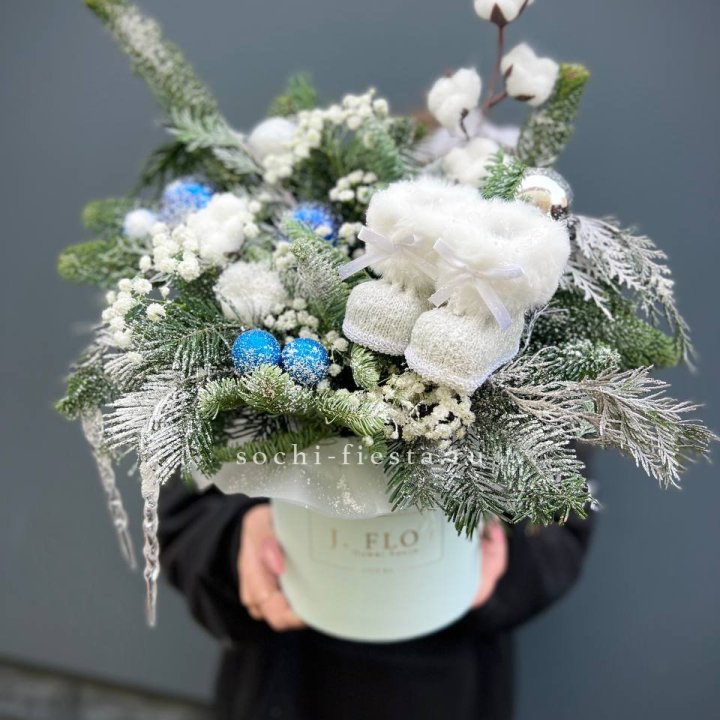 Новогодний бокс "Ботс блю" в Сириусе