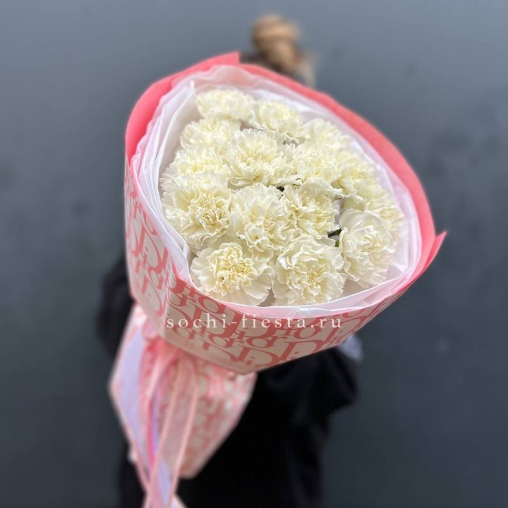 Белые диантусы №2 в Сириусе