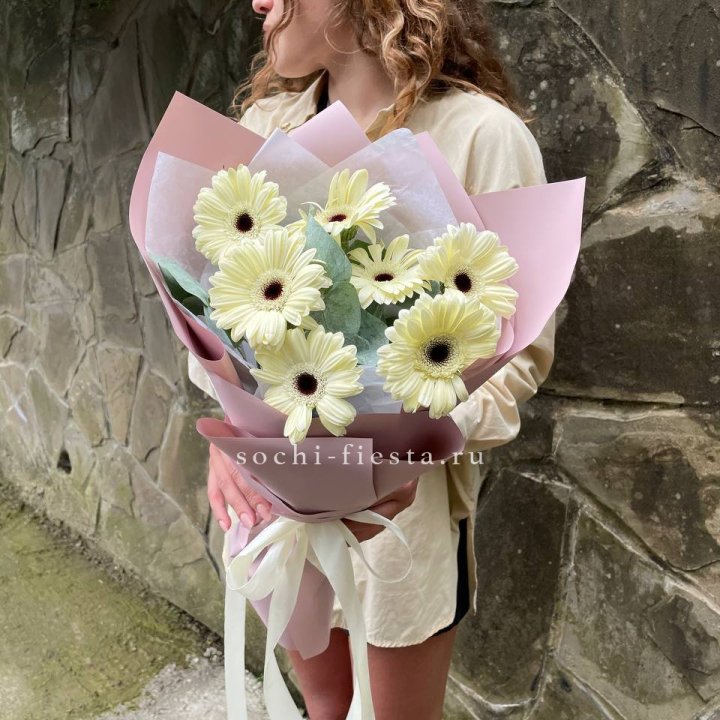 Букет голландских гербер  в Сириусе