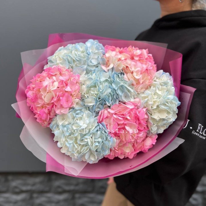 Букет гортензий "Тоника №2" в Нижнем Новгороде