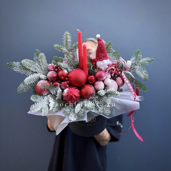 Композиция "Мери крисмас ред" в Сириусе