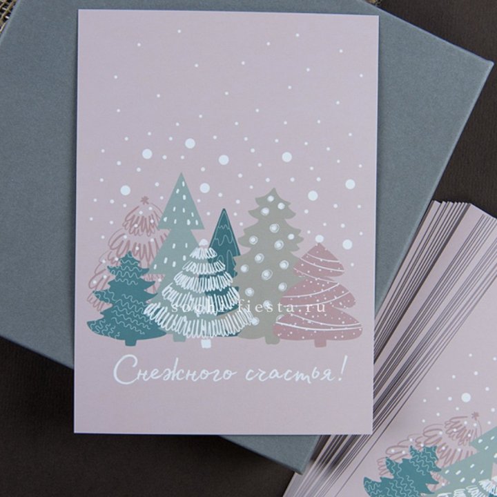 Открытка к букету "Снежного счастья" в Нижнем Новгороде