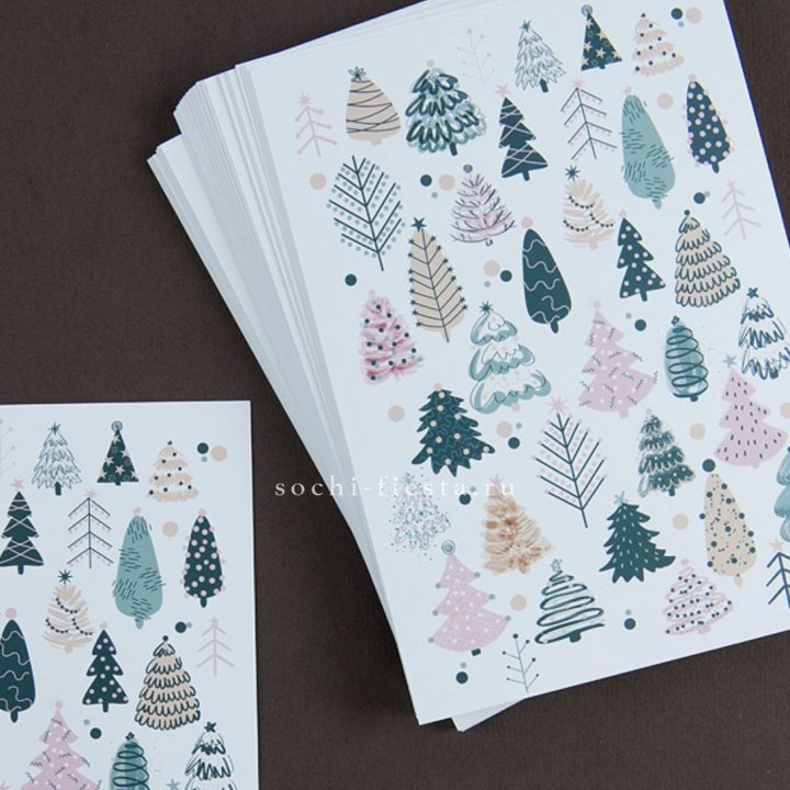 Открытка к букету "Елки" в Нижнем Новгороде