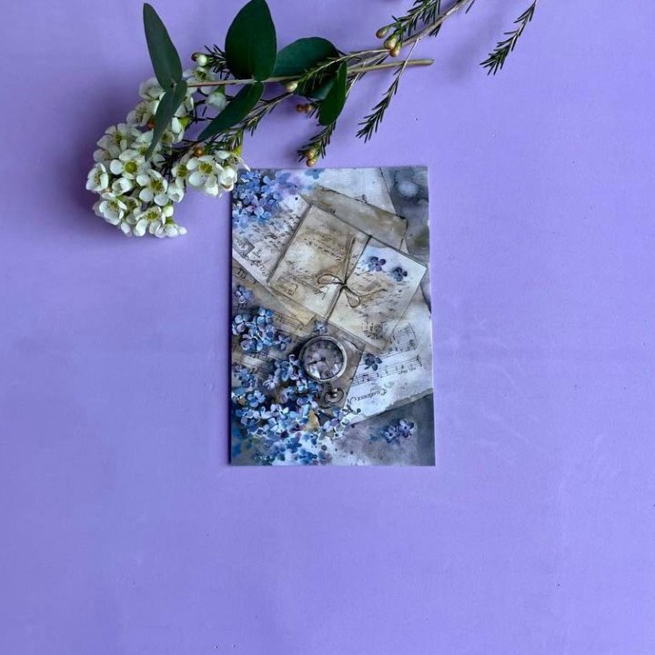 Открытка к букету "Время" в Нижнем Новгороде