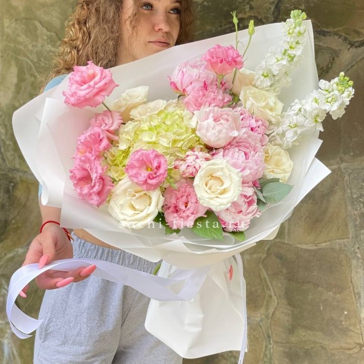 Букет с пионами №3 в Нижнем Новгороде