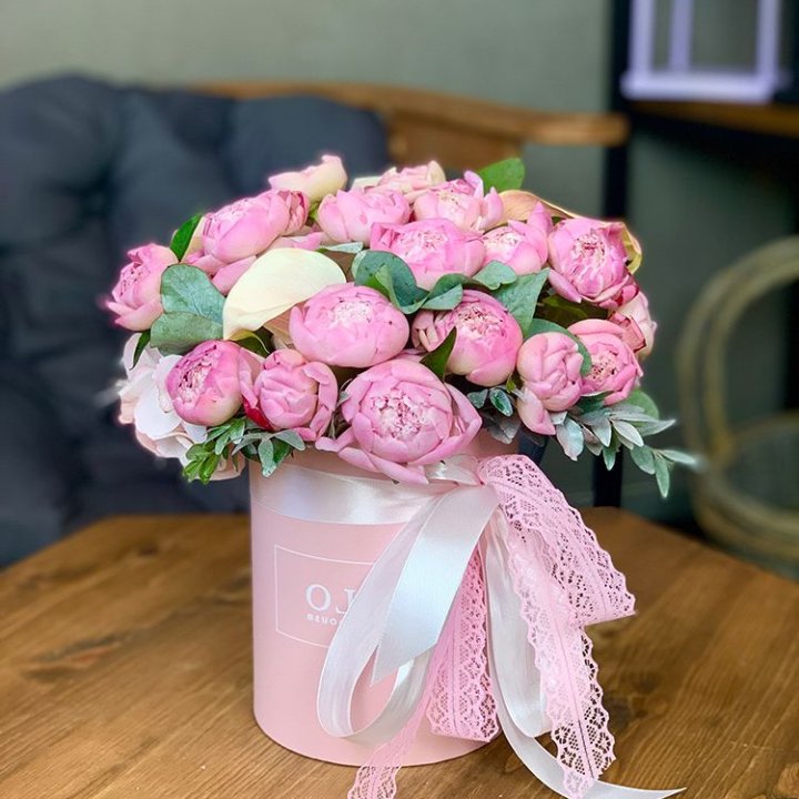 Композиция с пионами №1 в Нижнем Новгороде